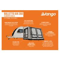 Vango Balletto Air 260 Elements Shield - Teileinzugvorzelt