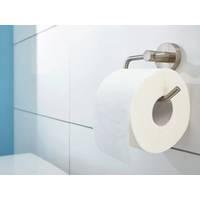 tesa® Moon Toilettenpapierhalter ohne Deckel, in Edelstahloptik