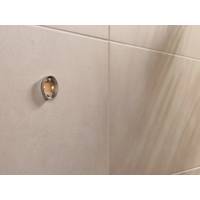 tesa® MOON Weiße Toilettenbürste, selbstklebend, pulverbeschichtetes Metall
