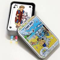 CAMPERGAMES CardBox Beach - 54 Spielkarten für Camper in einer magnetischer Blechdose - Spiele