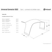 Outwell Universal Zelt Connector L - Pavillon