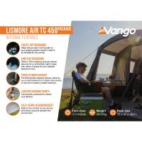 Vango Lismore Air TC 450 Package 450 Cloud Grey - Familienzelt