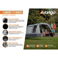 Vango Lismore TC 600XL Package 600XL Cloud Grey - Familienzelt