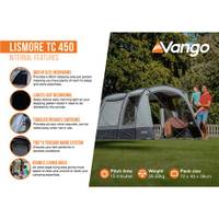 Vango Lismore TC 450 Package 450 Cloud Grey - Familienzelt