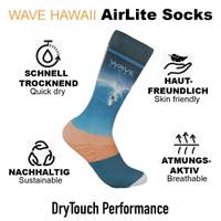 WAVE HAWAII AirLite DryTouch Socks Design 3, S-M - EU: 36-41, US: 6-8,5 - Socken