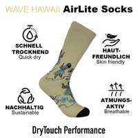 WAVE HAWAII AirLite DryTouch Socks Design 1, L-XL - EU: 42-46, US: 9-13 - Socken