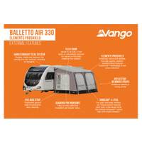 Vango Balletto Air 330 Elements ProShield - Teileinzugvorzelt